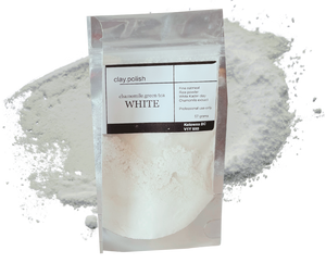 White botanical clay exfoliant mask 227 grams