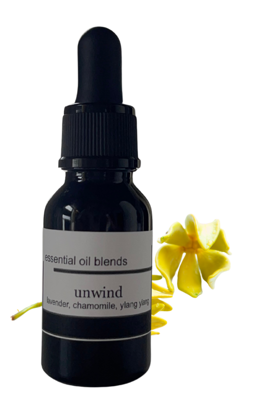 Unwind Blend (Lavender, Roman Chamomile, Ylang Ylang) 15ml