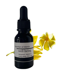 Well Being (Bergamot, Rosewood, Ylang Ylang, Clary Sage) 15ml